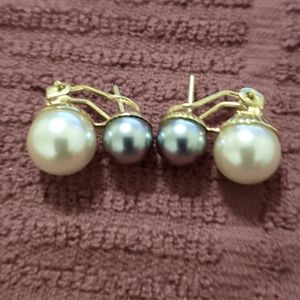 Faux Pearl Earrings